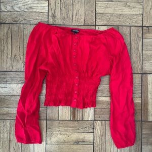 Red shirt, never used it before.